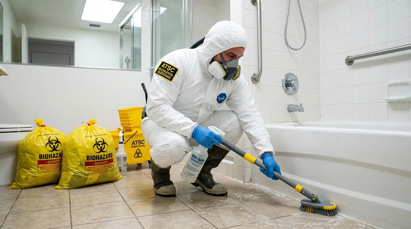 Decontamination equipment deployed for Blood Cleanup in Shirley